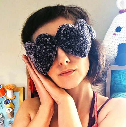 Free Crochet Sleep Mask Patterns 1