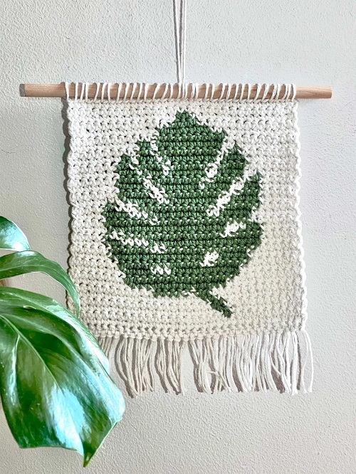 Free Monstera Leaf Crochet Patterns 3
