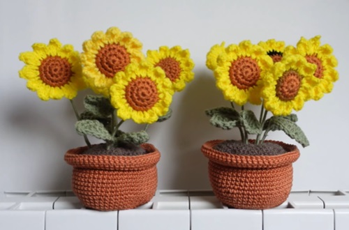 Crochet Potted Plants Free Patterns 6