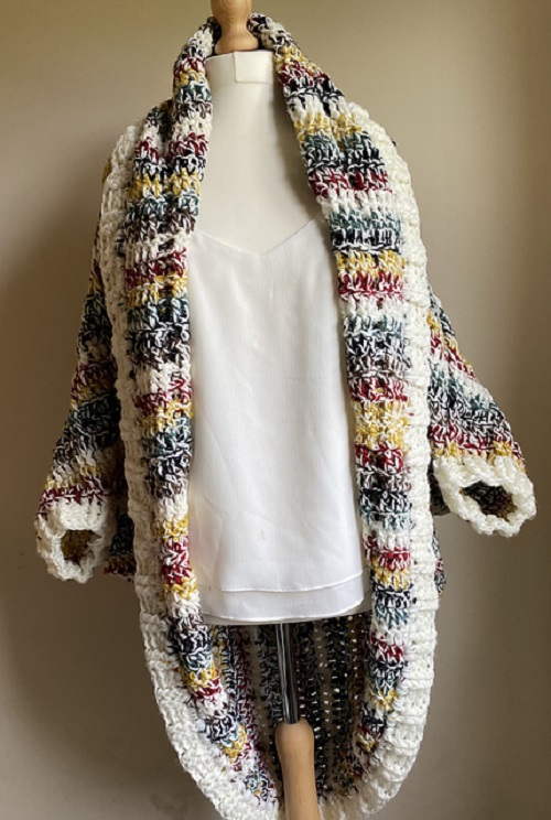 Crochet Blanket Cardigan Free Patterns 9