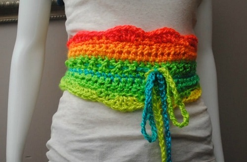 Easy and Cute Crochet Belt Pattern 2