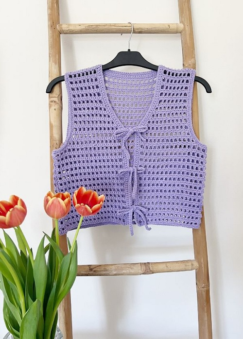 Crochet Tie Top Free Patterns
