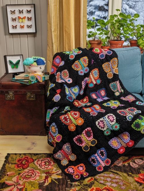 Crochet Butterfly Throw Free Pattern