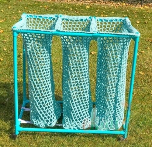 Laundry Sorter Bag Free Crochet Pattern