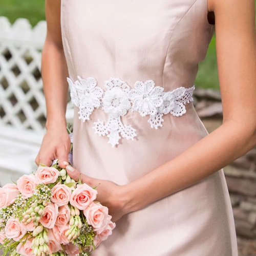 Stunning Bridal Crochet Belt