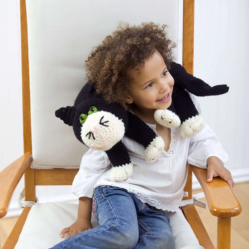 Easy and Cute Cat Pillow Crochet Patterns