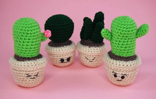 Crochet Cactus Free Pattern 2