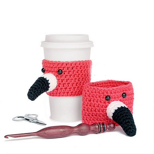 DIY Animal Coffee Mug Cozy Patterns Ideas 4