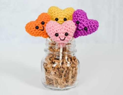 Heart Balloon Free Amigurumi Crochet Pattern