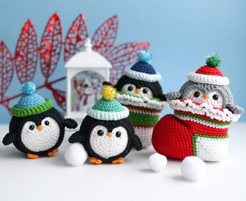 Penguin in Christmas sock