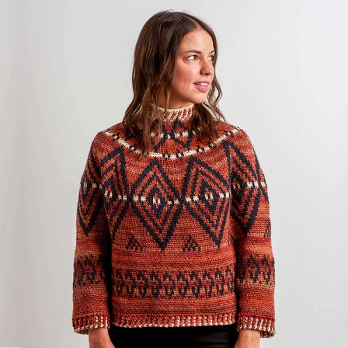 Easy and Cute Crochet Long Sleeve Sweater Patterns 2
