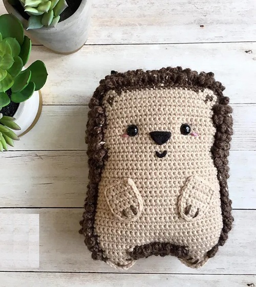 Chubby Hedgehog Amigurumi Free Crochet Pattern