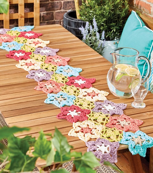 Flower Power Table Runner Pattern