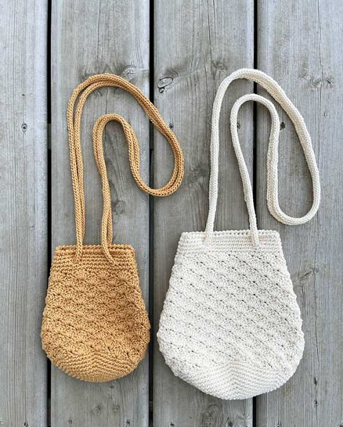 Easy and Cute Dew Drop Bag Crochet Patterns