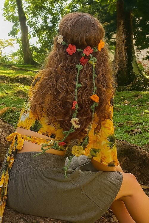 Crochet Flower Crown