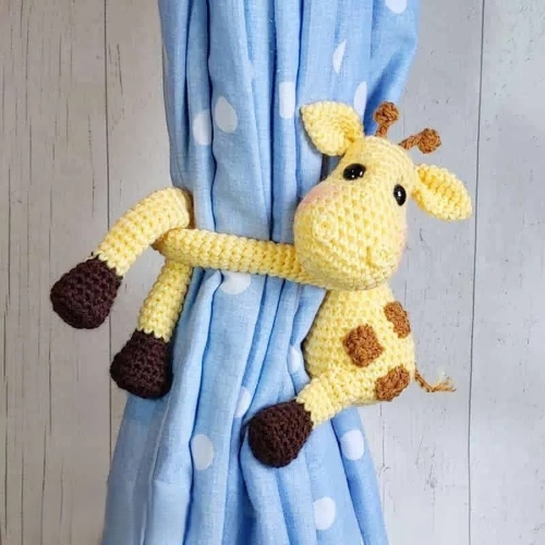 Giraffe Curtain Tie Backs