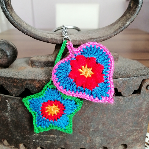 Love Petal & Star Charm