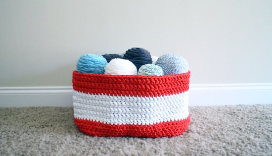 DIY Crochet Basket 3