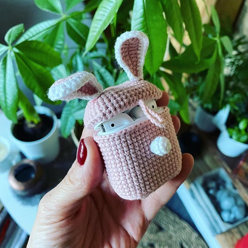 Crochet AirPod Holder Free Patterns 2