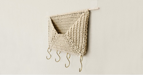 Crochet Wall Pocket Organizer