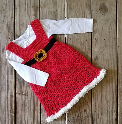 Mrs. Claus' Winter Dress