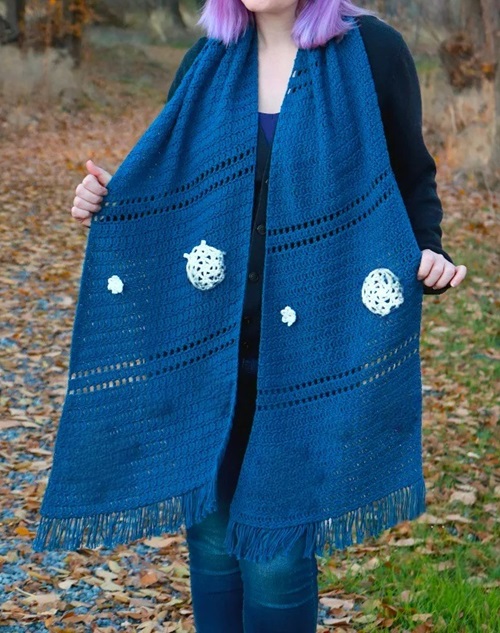 Crochet Rectangle Shawl Free Patterns 4