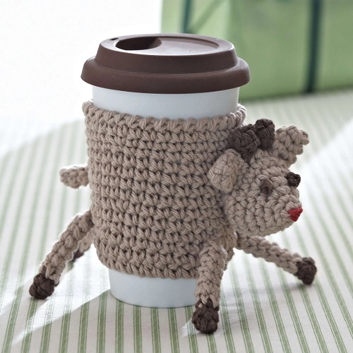 Animal Coffee Mug Cozy Free Patterns 4