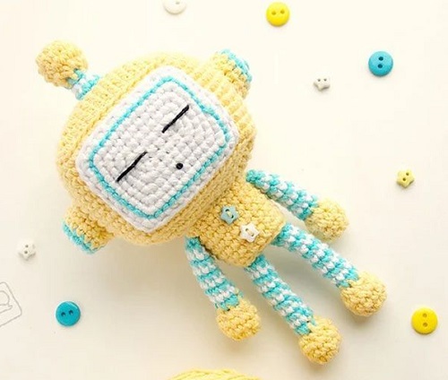Easy and Cute Crochet Robot Patterns 2