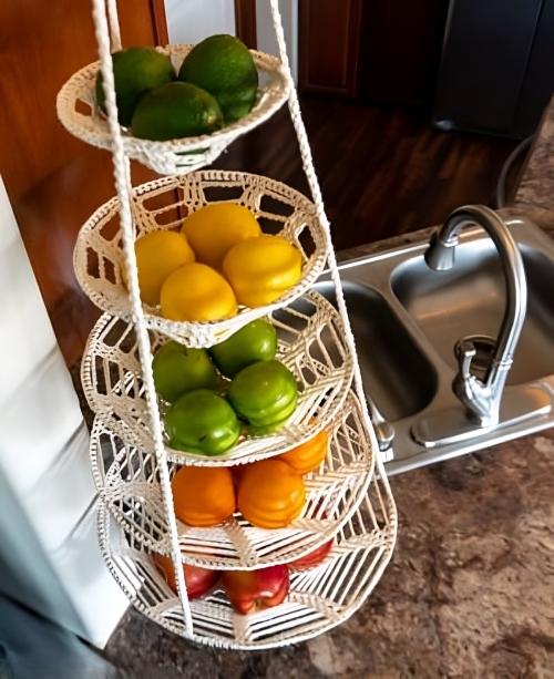 Tiered Fruit Hanging Basket