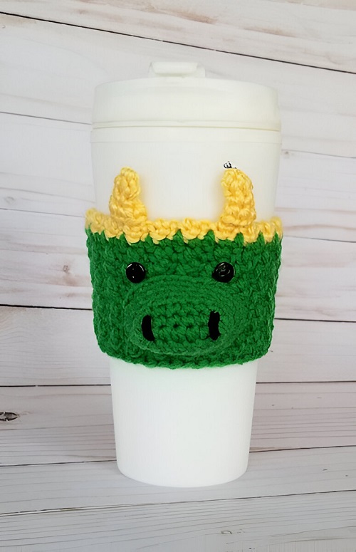 Easy and Cute Animal Coffee Mug Cozy Patterns 3