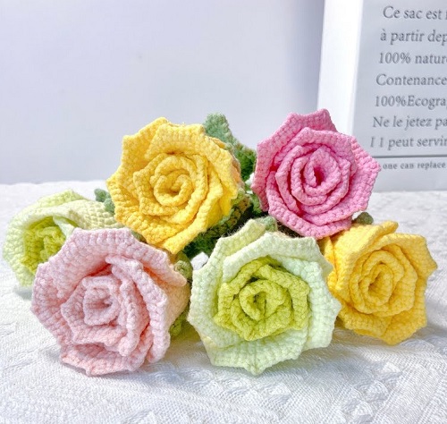 Crochet Wedding Flower Bouquet Free Patterns 2