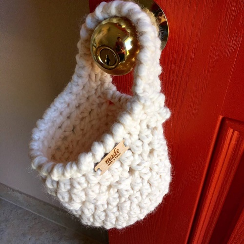 Crochet Hanging Bedposi Basket Pattern