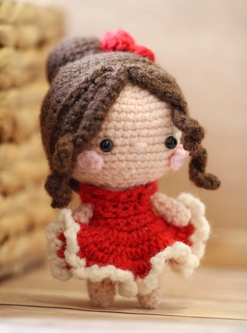 Best Crochet Mini Dolls Free Patterns 3