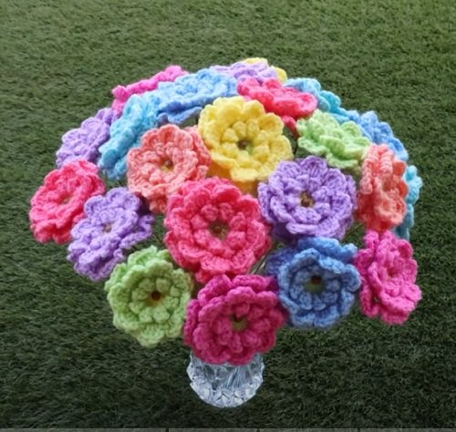 Free Crochet Flower Bouquet Patterns 7