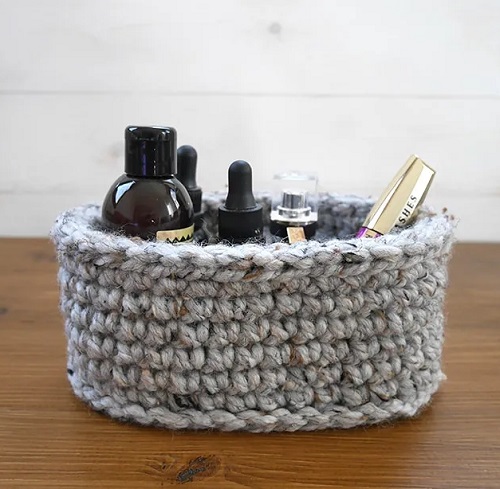 Easy and Cute Bathroom Storage Basket Patterns 3