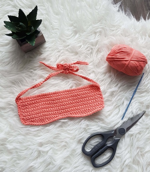 Cotton Crochet Sleeping Mask