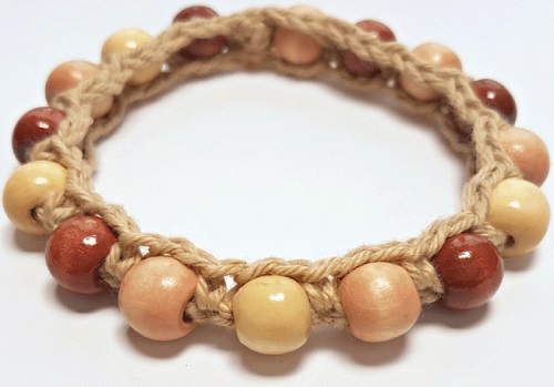 Super Easy Crochet Bead Bracelet