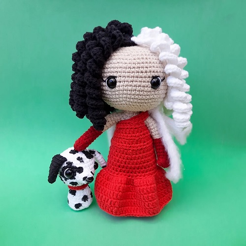 Cruella De vil Amigurumi