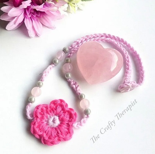 Spring Blossom Crochet Neckpiece
