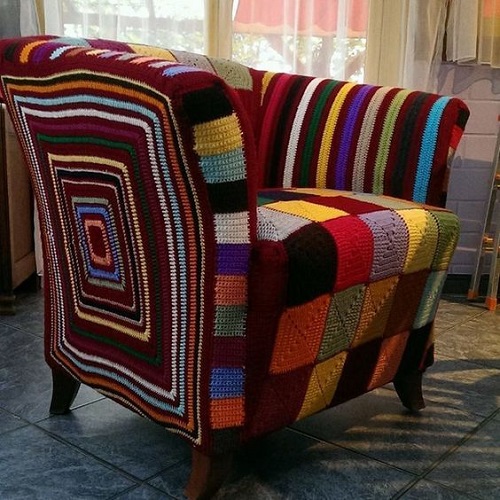 New Crochet Chair Cover 2