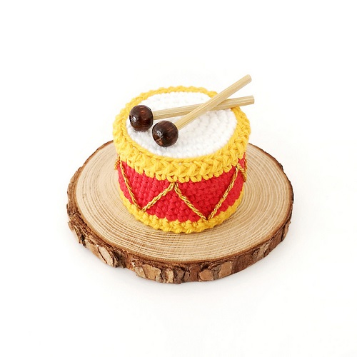 Cute crochet musical instruments free‚ patterns 4