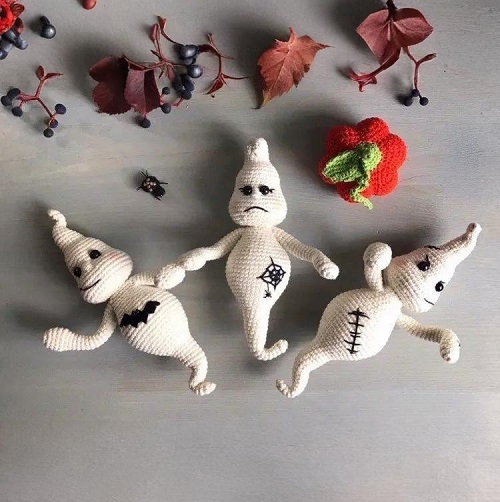 Crochet Halloween Ghost Decor Free Patterns 2