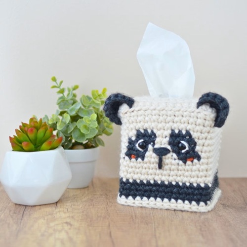 panda Tissue Box Cover ƒ‚‚“ Free Pattern