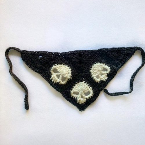 Crochet Halloween Bandana Free Patterns 1