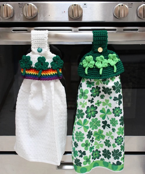 shamrock-towel-topper