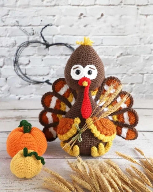 Crochet Turkey Amigurumi Pattern