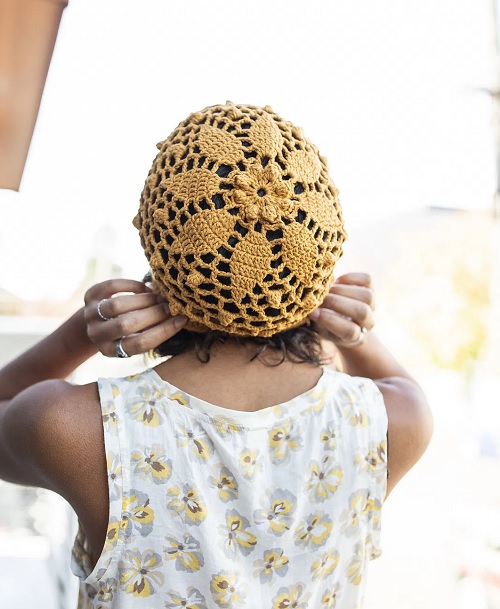 Daisy Mandala Beanie