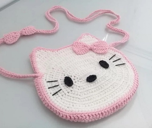 Cute Kitty Messenger Bag