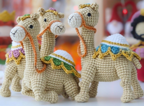 Crocheted Camel Pals