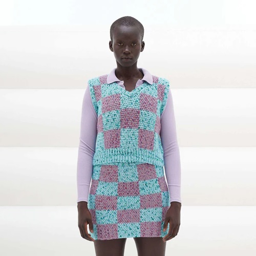 Checkered Vest Free Crochet Patterns 5